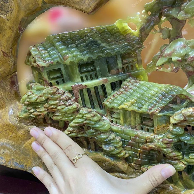 Tác Phẩm Bồng Lai Tiên Cảnh Ngọc Onyx - 108x62cm