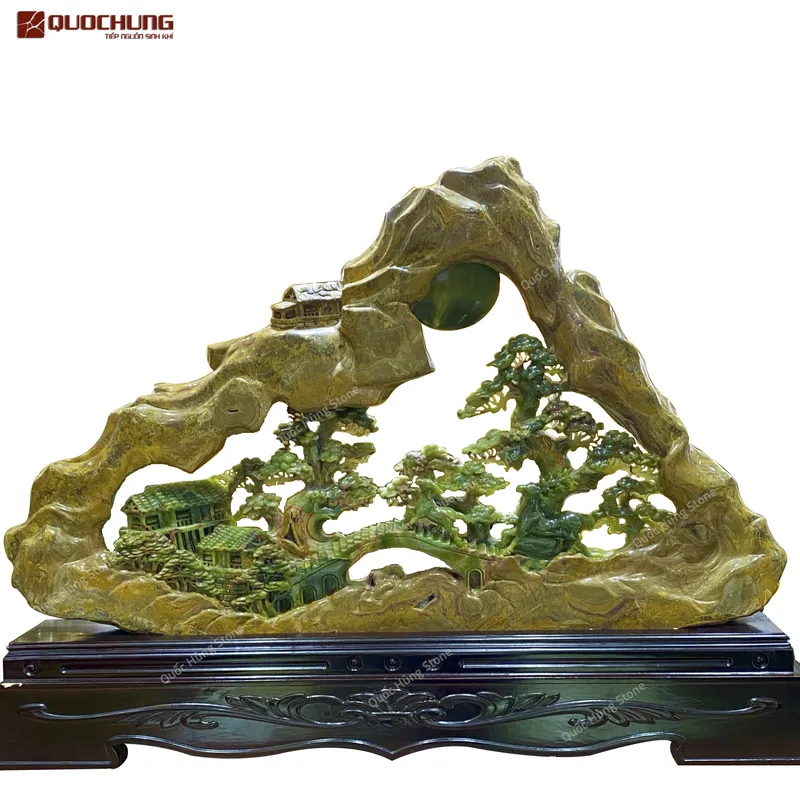 Tác Phẩm Bồng Lai Tiên Cảnh Ngọc Onyx - 108x62cm