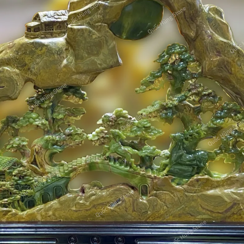 Tác Phẩm Bồng Lai Tiên Cảnh Ngọc Onyx - 108x62cm