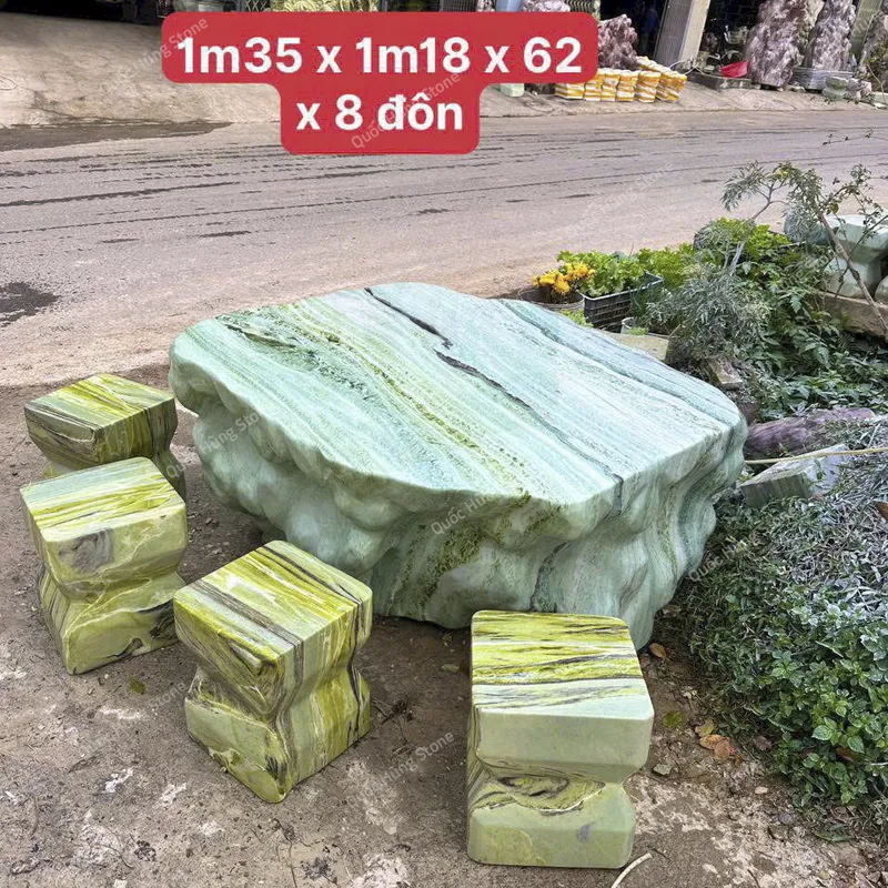 Bàn Ghế Đá Tự Nhiên