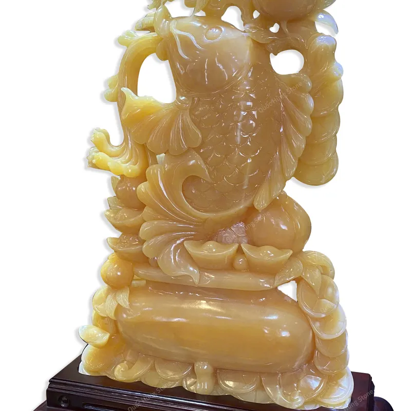 Tác Phẩm Cá Chép Tài Lộc Ngọc Hoàng Long