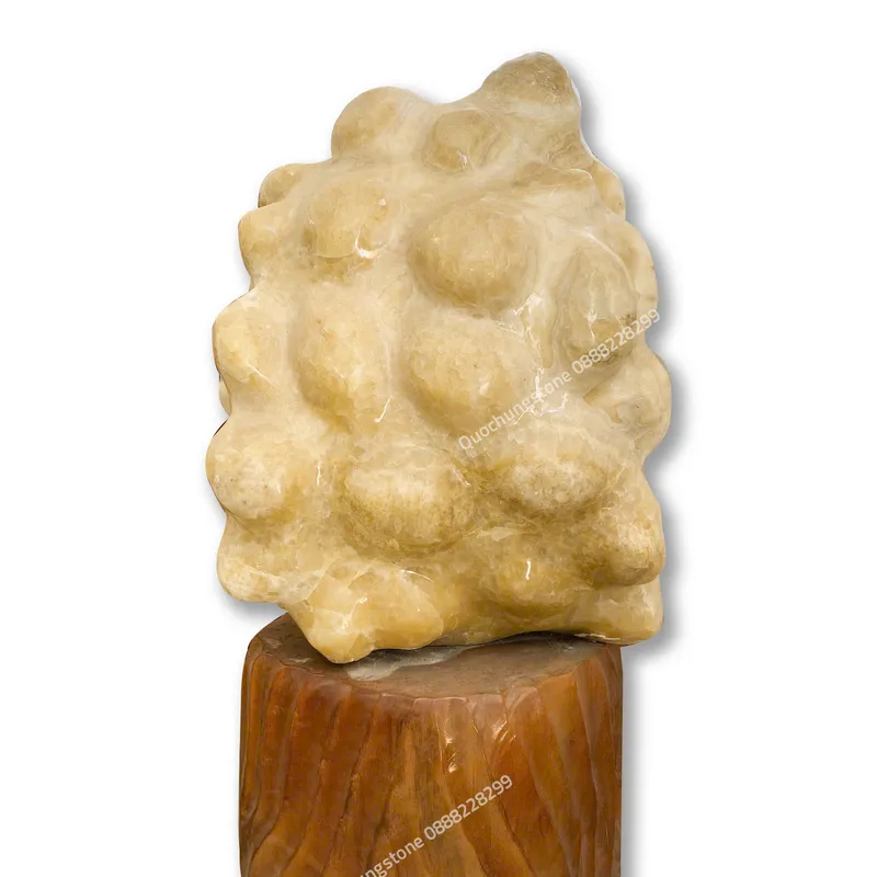 Núi Đá Canxit Vàng Tự Nhiên 130kg