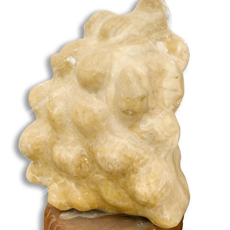 Núi Đá Canxit Vàng Tự Nhiên 130kg