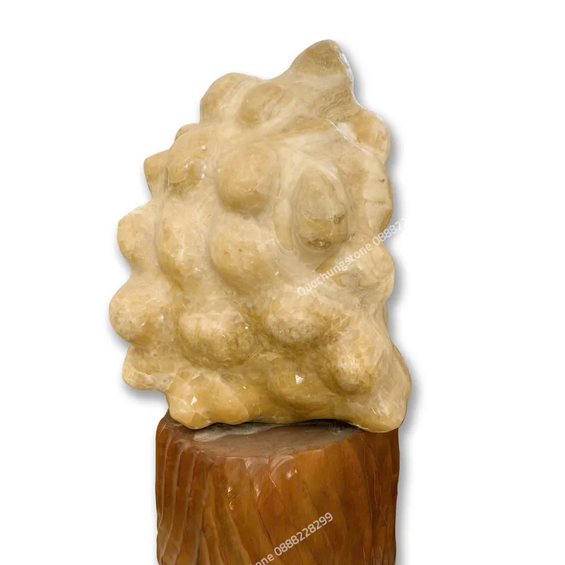 Núi Đá Canxit Vàng Tự Nhiên 130kg