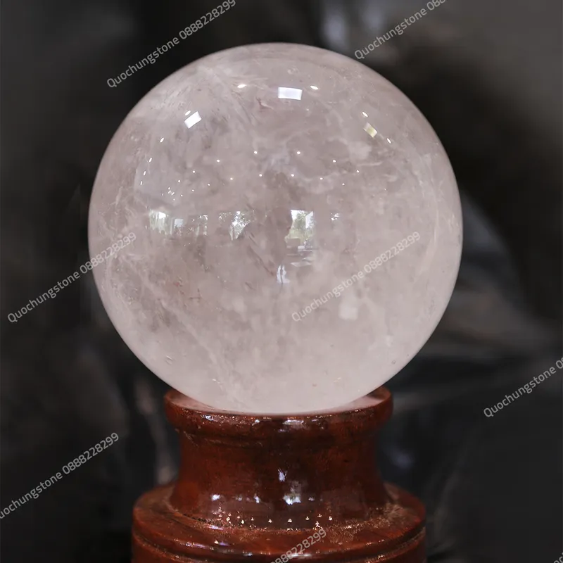 Quả Cầu Đá Thạch Anh Trắng Tự Nhiên 2,65kg