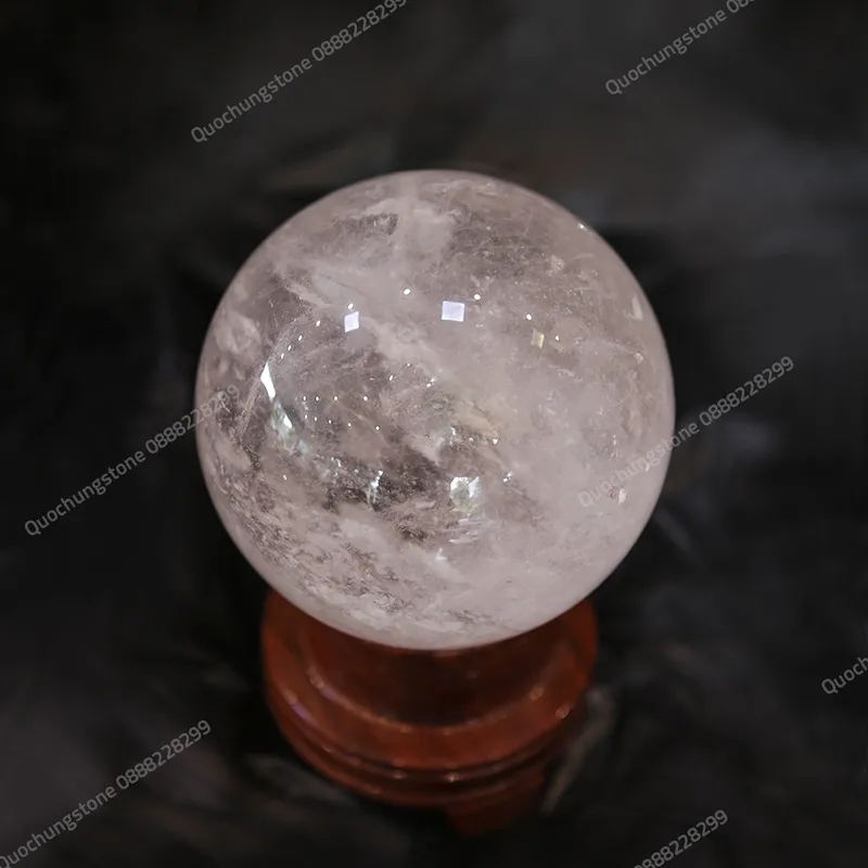 Quả Cầu Đá Thạch Anh Trắng Tự Nhiên 2,65kg