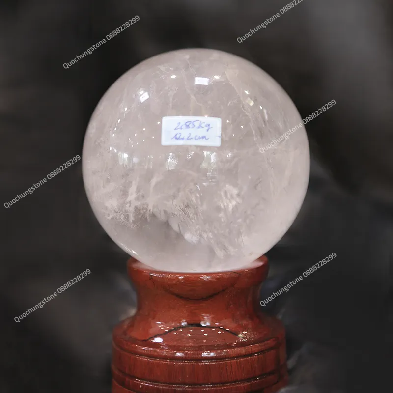 Quả Cầu Đá Thạch Anh Trắng  2,85 kg