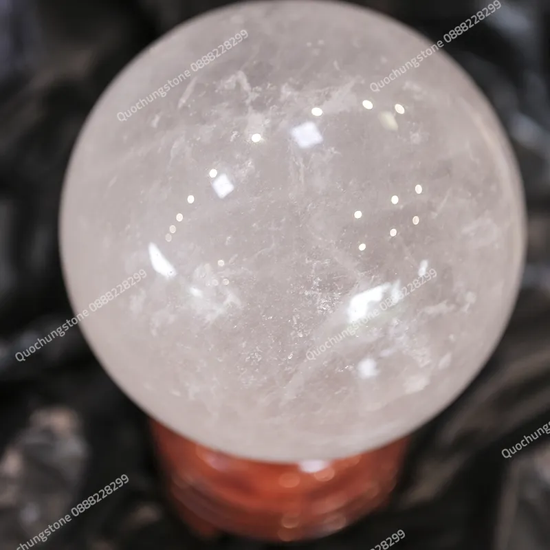 Quả Cầu Đá Thạch Anh Trắng Tự Nhiên 2,65kg