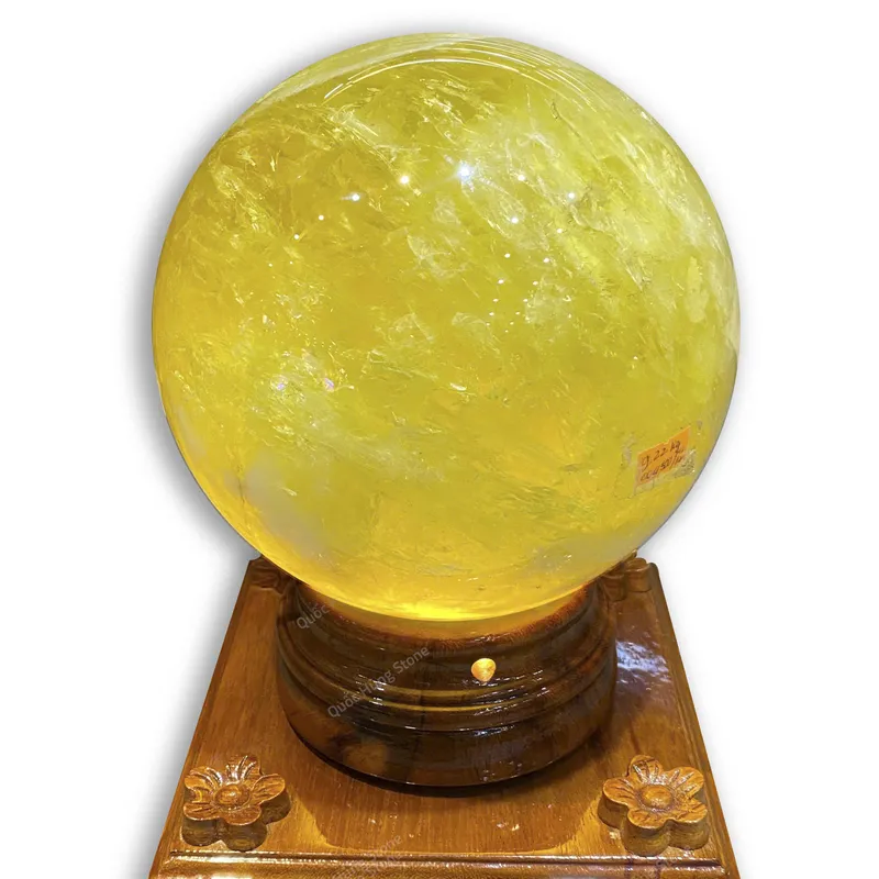 Cầu Đá Quý Thạch Anh Vàng (ĐK 18cm)