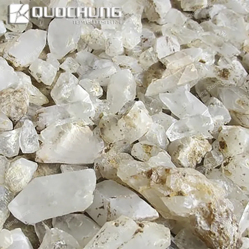 Đá Thạch Anh Trắng Tinh Thể Trấn Trạch( Loại Đẹp)