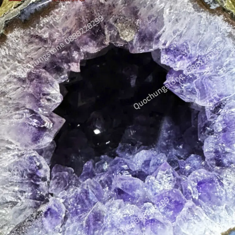 Hốc Đá Thạch Anh Tím Tự Nhiên 4.2kg