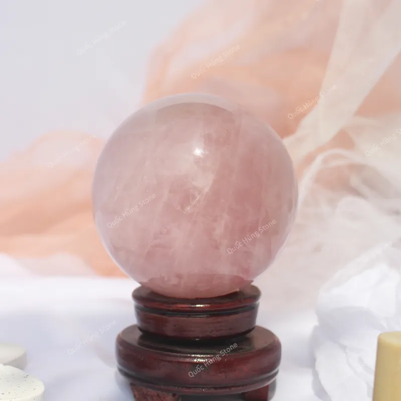Quả Cầu Thạch Anh Hồng - 1,48kg