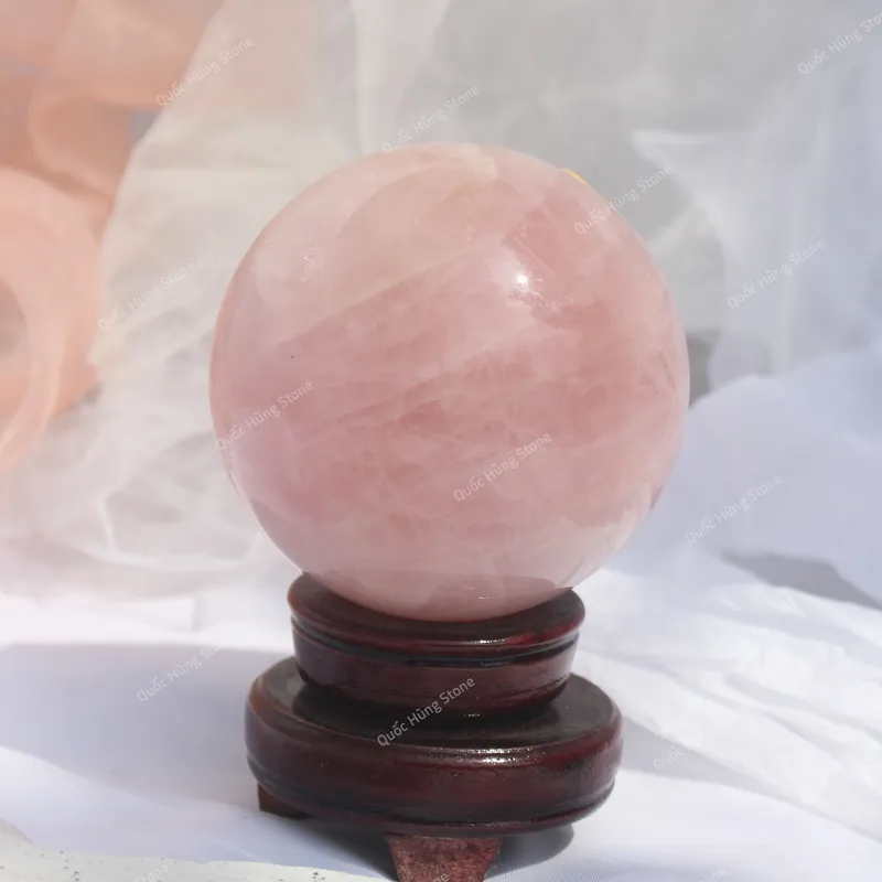 Quả Cầu Thạch Anh Hồng - 1,48kg