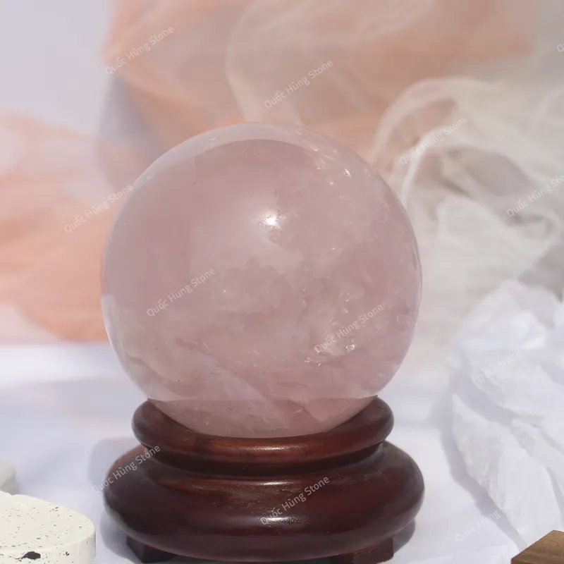 Cầu Đá Thạch Anh Hồng 1,5kg 