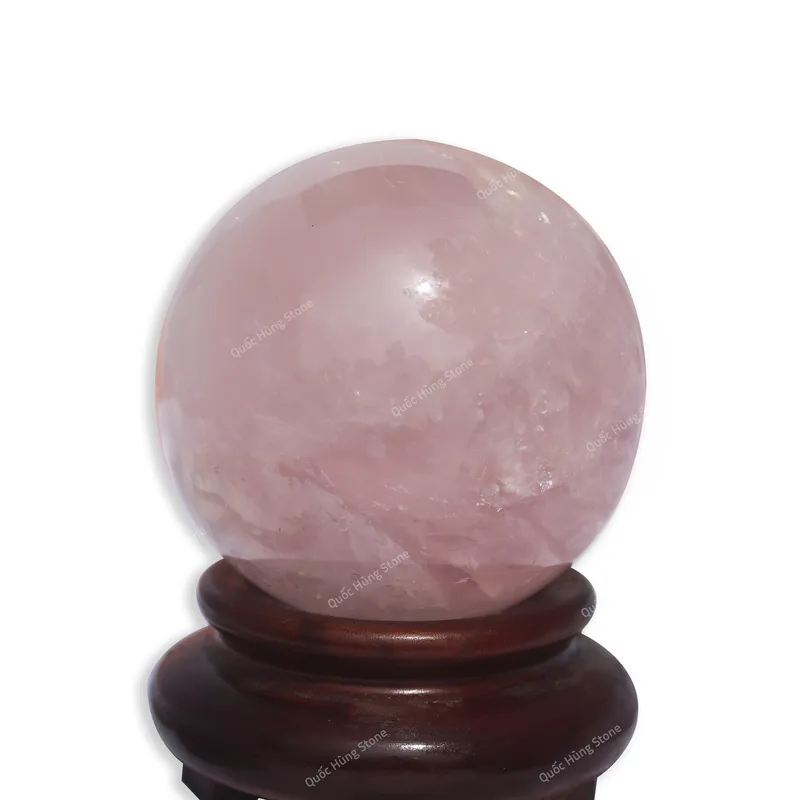 Cầu Đá Thạch Anh Hồng 1,5kg 