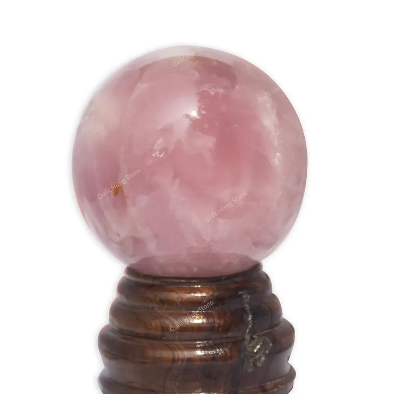 Quả Cầu Đá Thạch Anh Hồng 2,6kg