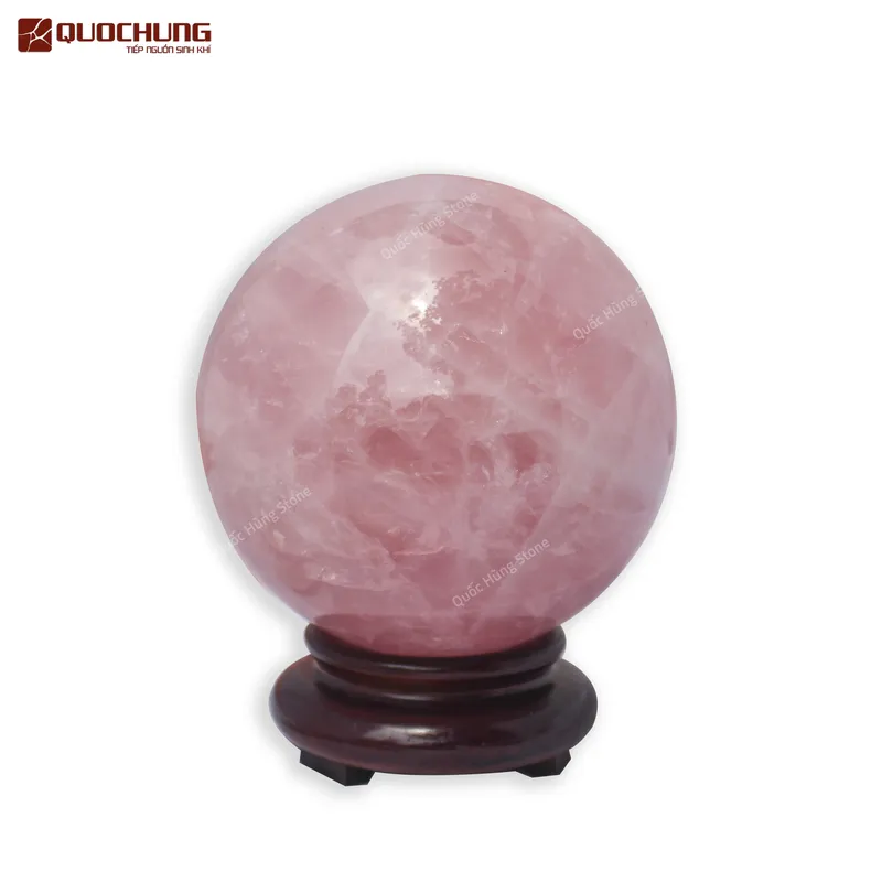 Quả Cầu Thạch Anh Hồng - 4,95kg