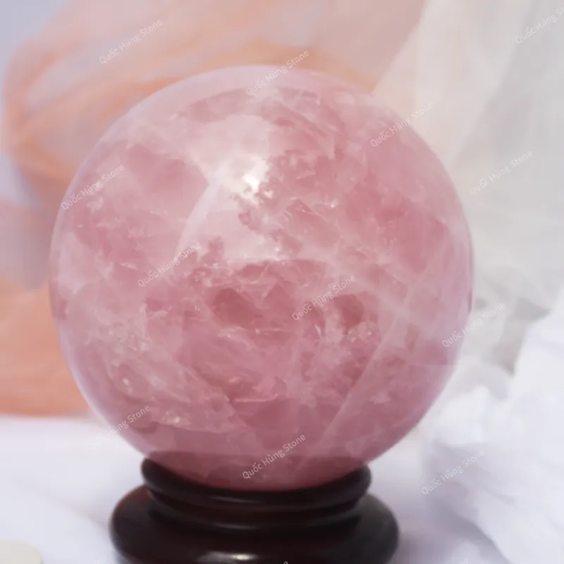 Quả Cầu Thạch Anh Hồng - 4,95kg