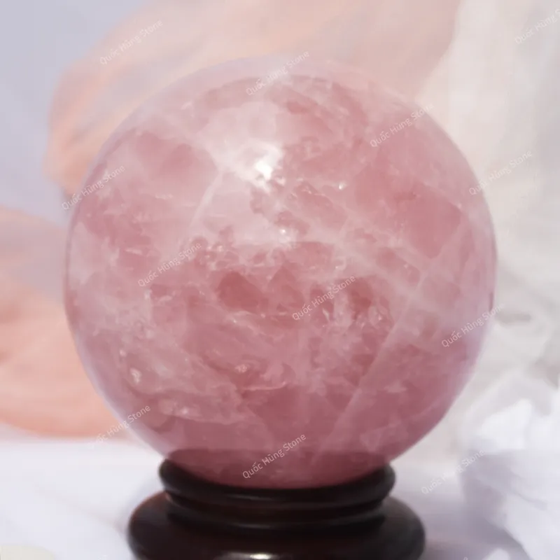 Quả Cầu Thạch Anh Hồng - 4,95kg