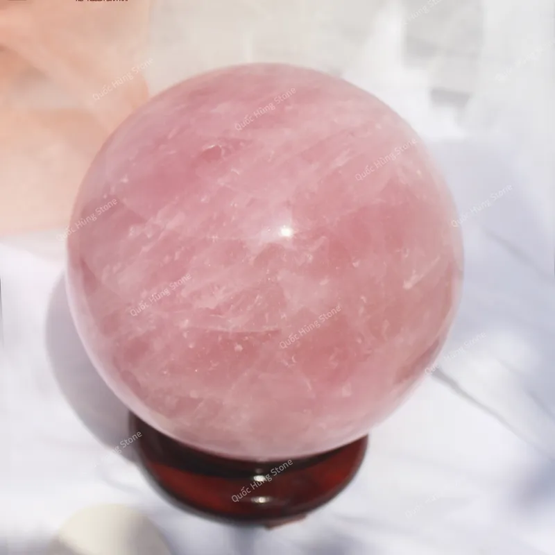 Quả Cầu Đá Thạch Anh Hồng 5,78kg