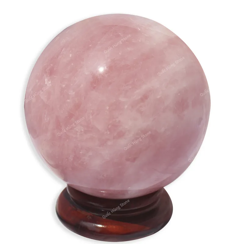 Quả Cầu Đá Thạch Anh Hồng 5,78kg