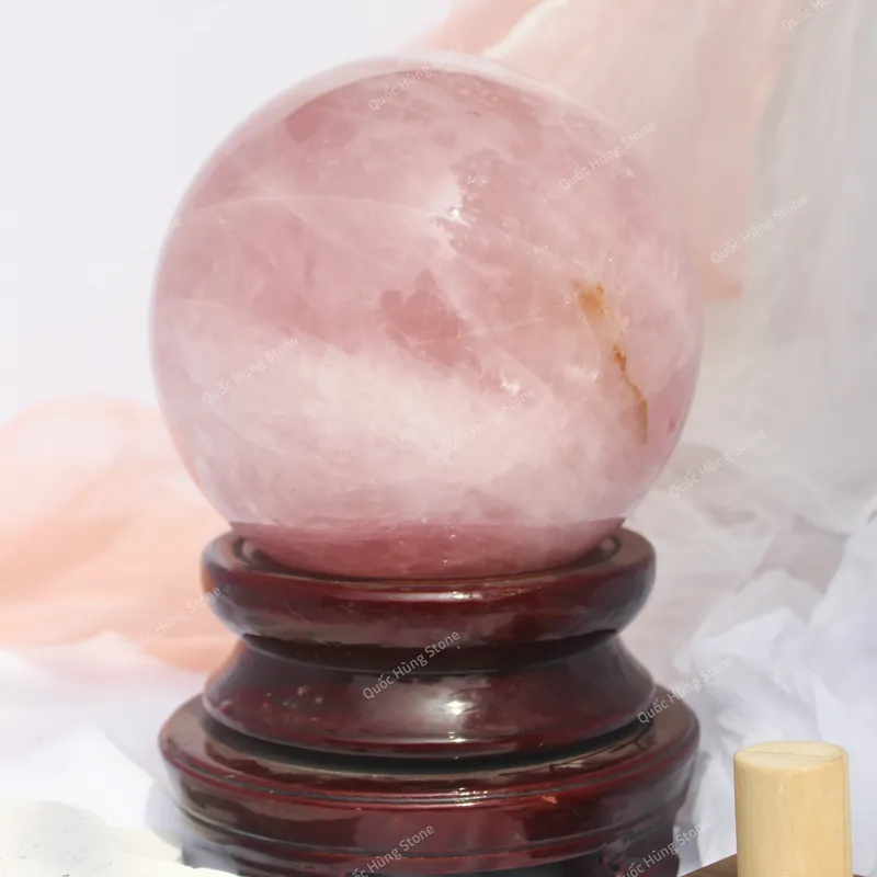  Quả Cầu Thạch Anh Hồng - 6,7kg