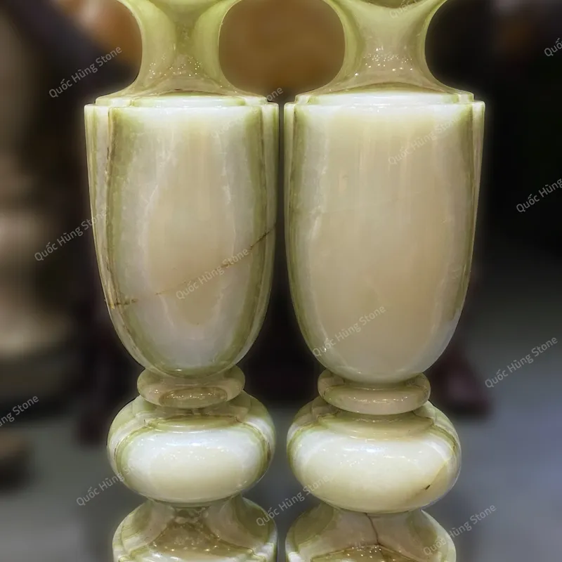 Cặp Lục Bình Ngọc Onyx - 82x22cm