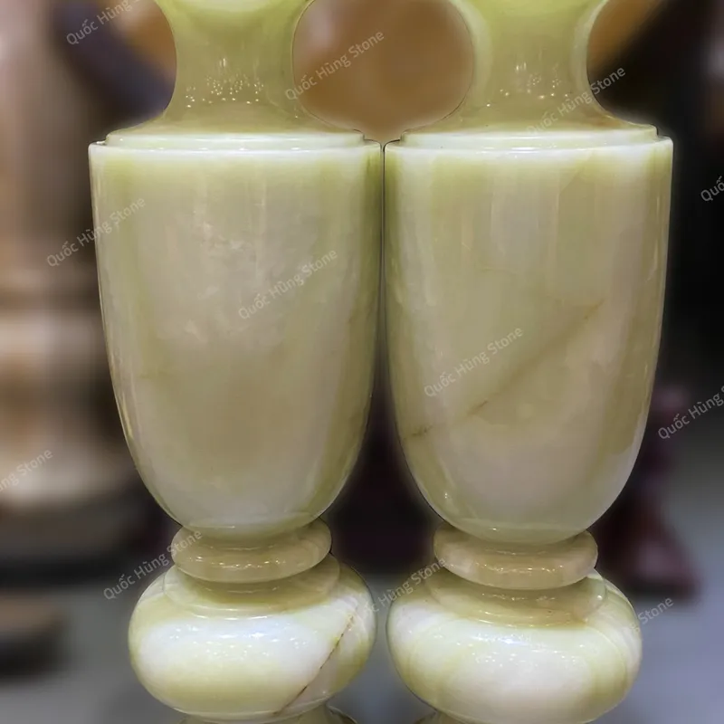 Cặp Lục Bình Ngọc Onyx - 82x22cm