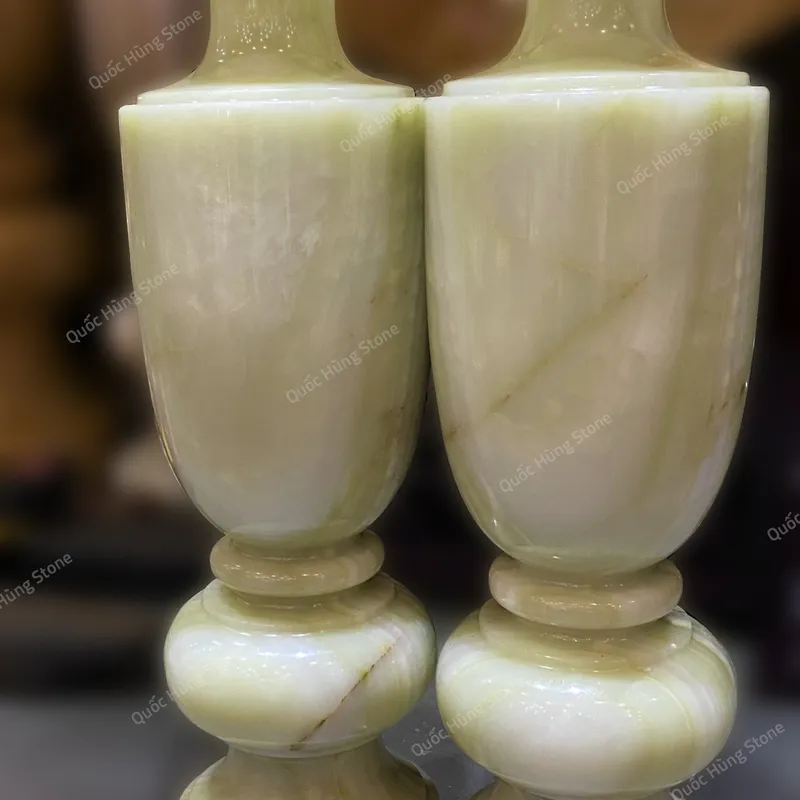 Cặp Lục Bình Ngọc Onyx - 82x22cm