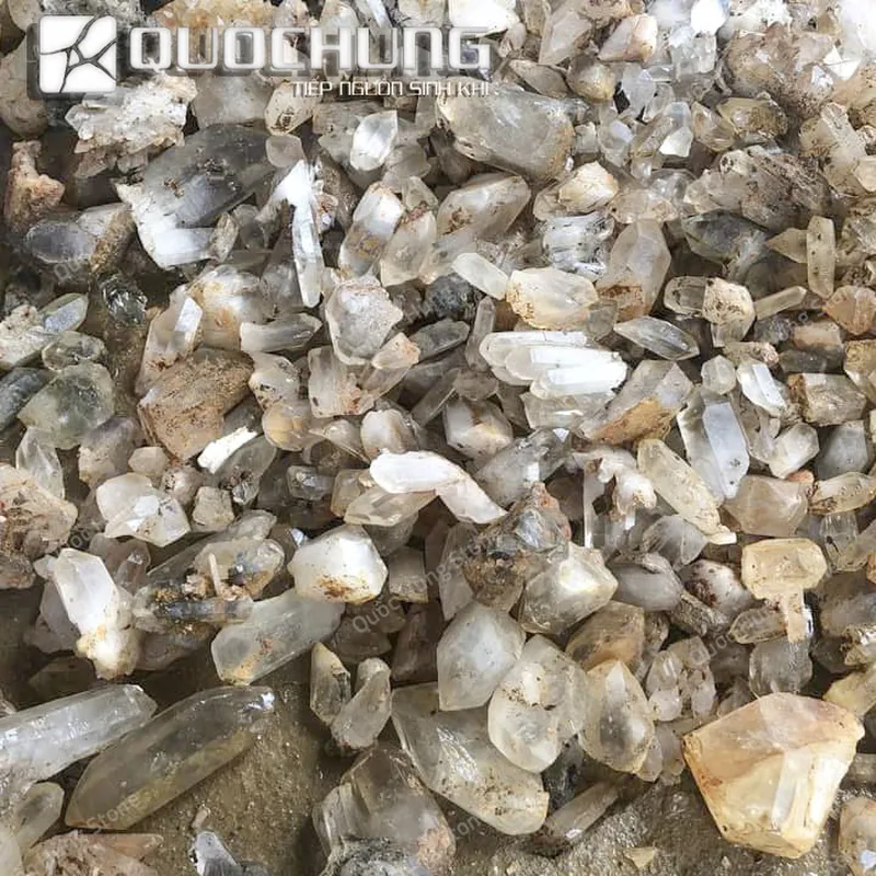 Đá Thạch Anh Trắng Tinh Thể Trấn Trạch (Loại 1)