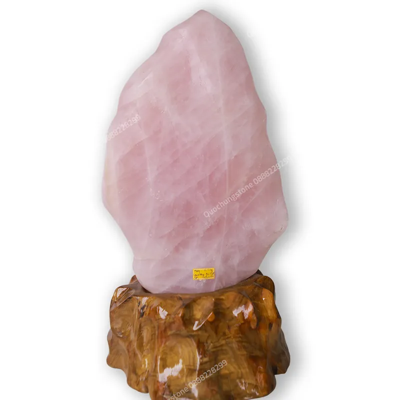 Núi Đá Thạch Anh Hồng Nguyên Khối 11.5kg