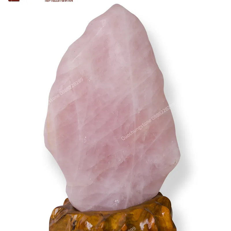 Núi Đá Thạch Anh Hồng Nguyên Khối 11.5kg