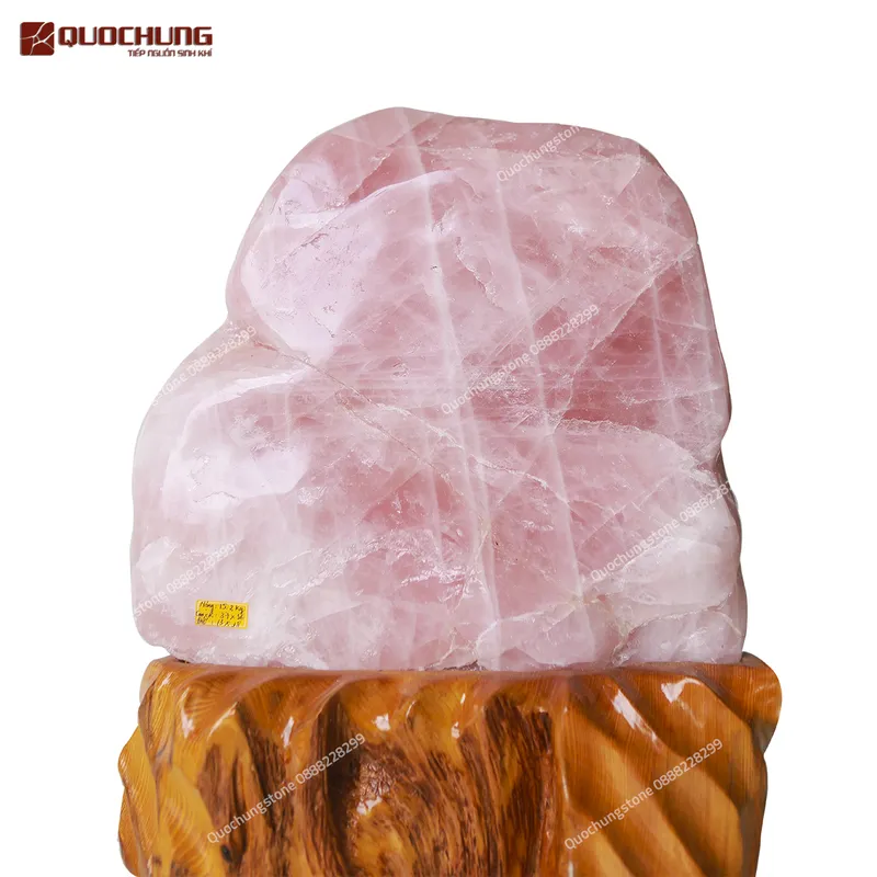 Núi Đá Thạch Anh Hồng Tự Nhiên 15.2kg