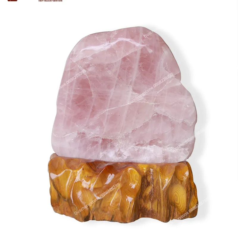 Núi Đá Thạch Anh Hồng Tự Nhiên 15.2kg