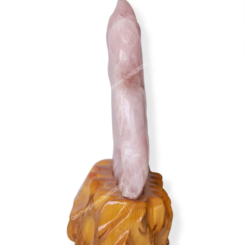 Núi Đá Thạch Anh Hồng Tự Nhiên 15.2kg