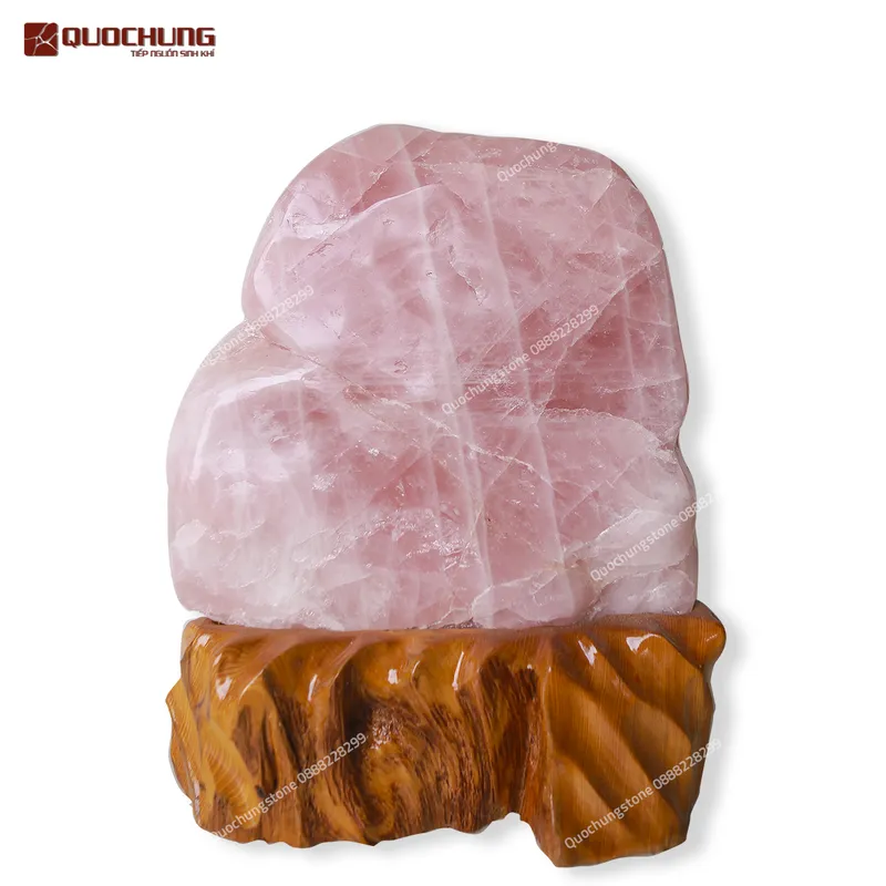 Núi Đá Thạch Anh Hồng Tự Nhiên 15.2kg