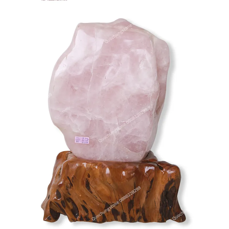 Núi Đá Thạch Anh Hồng Tự Nhiên 18.7kg