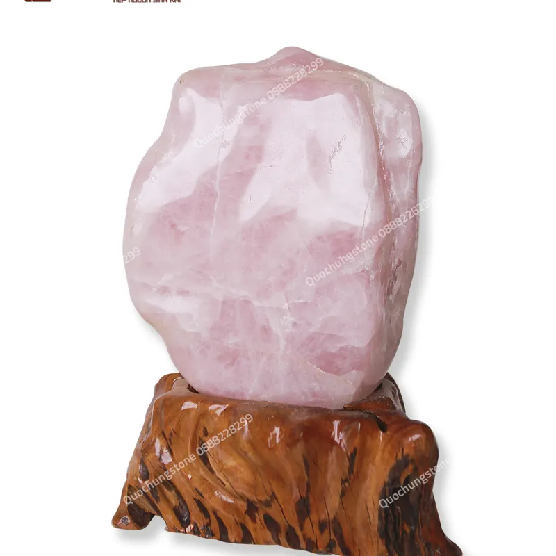 Núi Đá Thạch Anh Hồng Tự Nhiên 18.7kg