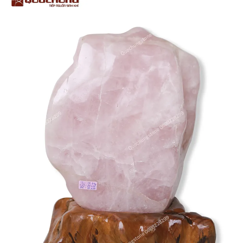 Núi Đá Thạch Anh Hồng Tự Nhiên 18.7kg