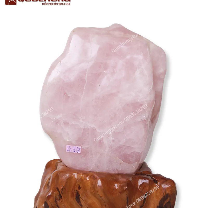 Núi Đá Thạch Anh Hồng Tự Nhiên 18.7kg