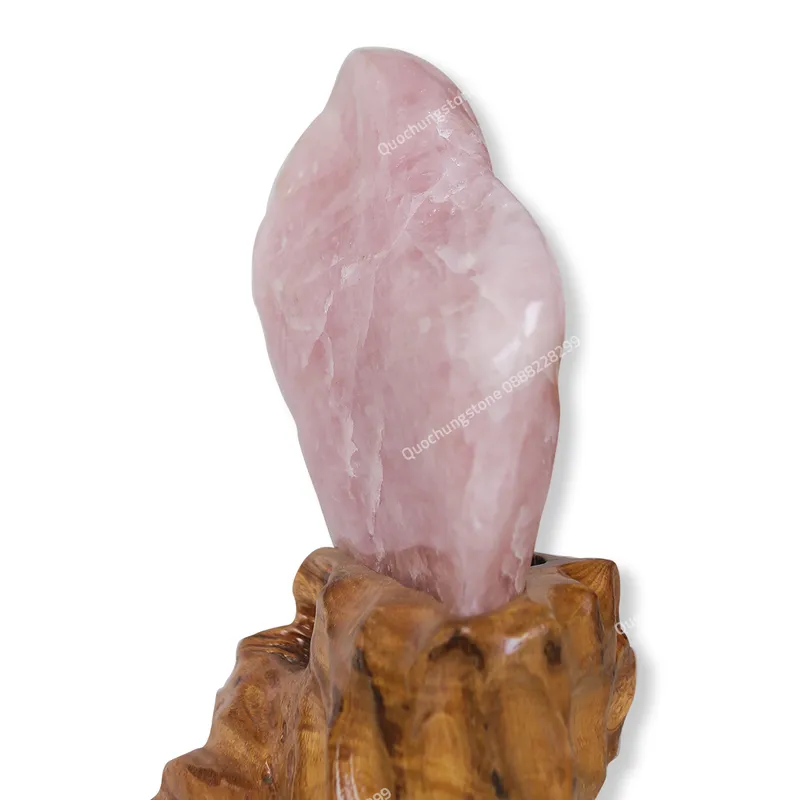 Núi Đá Thạch Anh Hồng 9kg – Hòa Hợp Cảm Xúc Gia Đình, Gắn Kết Yêu Thương Từ Trái Tim