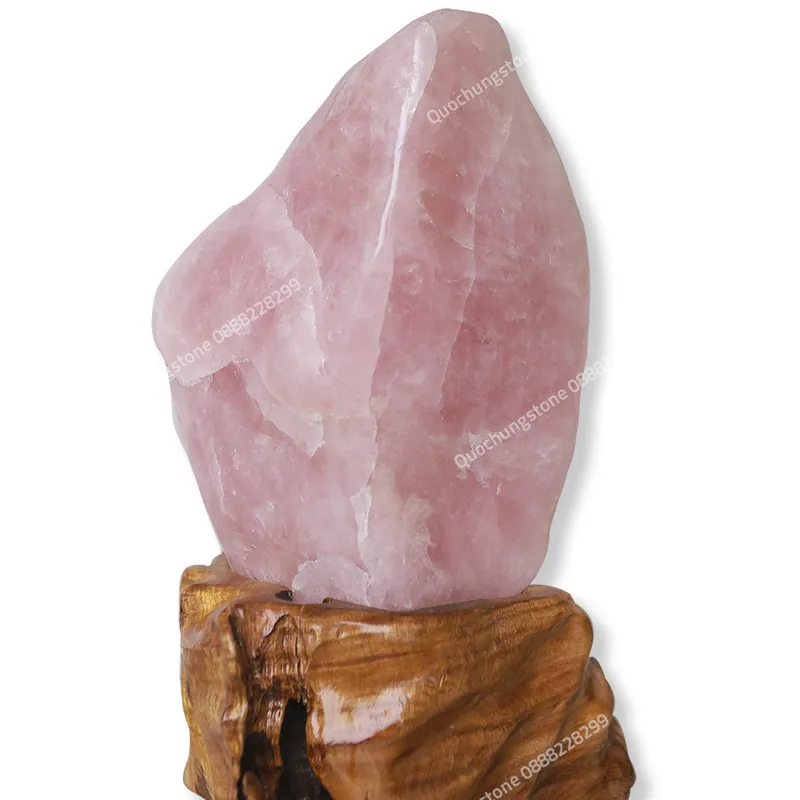 Núi Đá Thạch Anh Hồng 9kg – Hòa Hợp Cảm Xúc Gia Đình, Gắn Kết Yêu Thương Từ Trái Tim