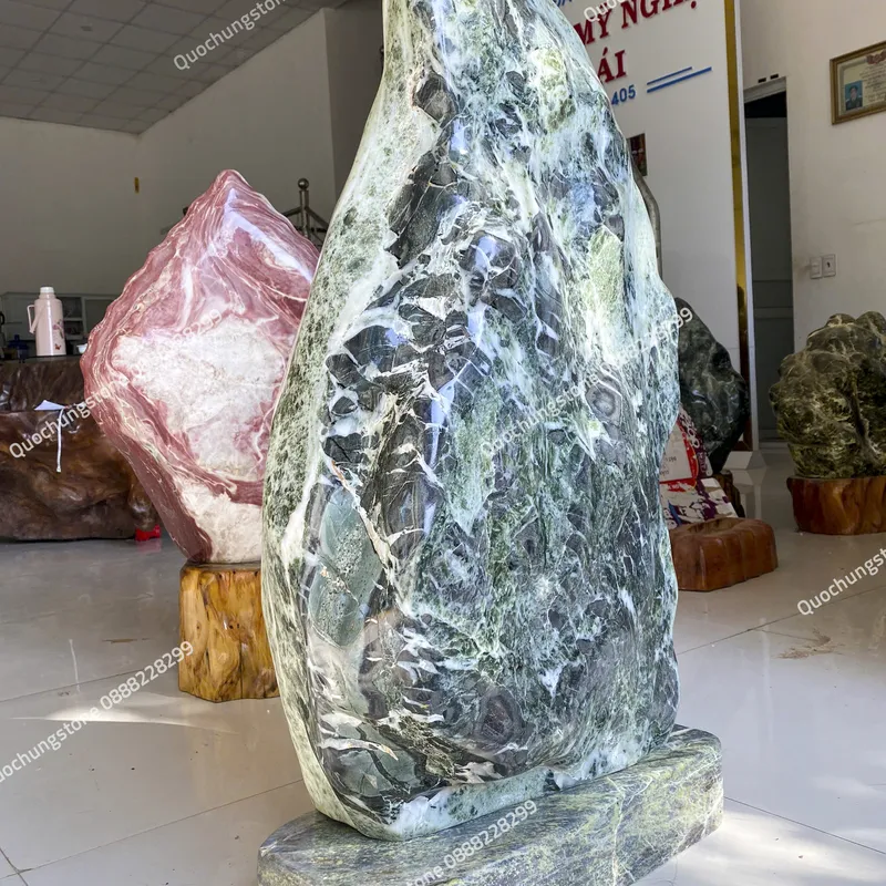 Núi Đá Serpentine Xanh 100kg