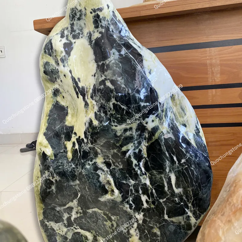 Núi Đá Serpentine Xanh Tự Nhiên 120kg