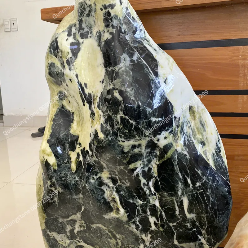 Núi Đá Serpentine Xanh Tự Nhiên 120kg