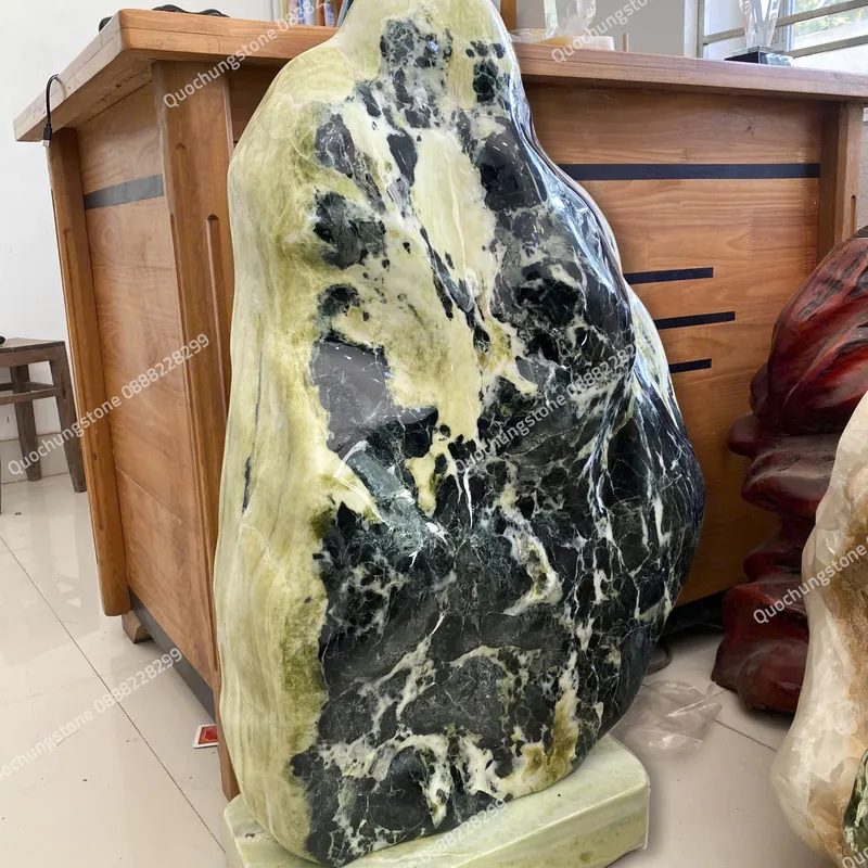 Núi Đá Serpentine Xanh Tự Nhiên 120kg