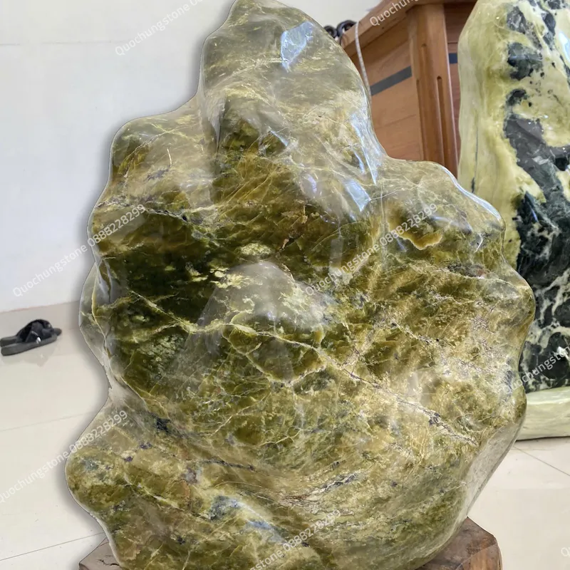 Núi Đá Serpentine Xanh Tự Nhiên 50kg