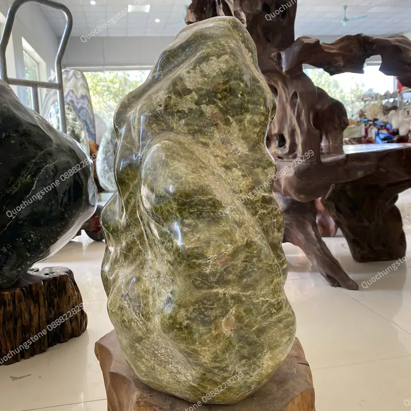 Núi Đá Serpentine Xanh Tự Nhiên 50kg