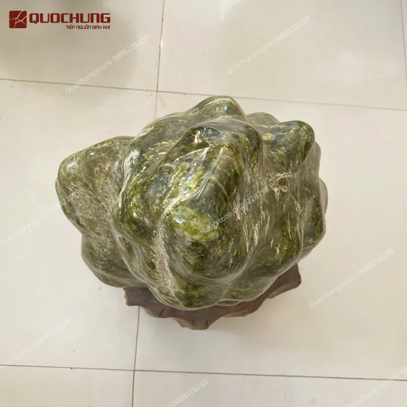 Núi Đá Serpentine Xanh Tự Nhiên 50kg