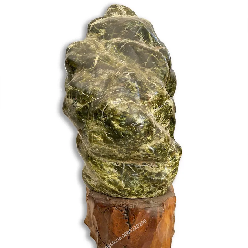 Núi Đá Serpentine Xanh Tự Nhiên 60kg